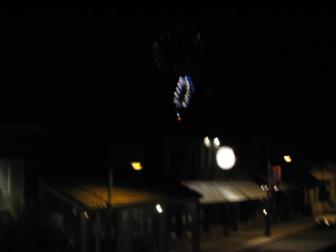 ufo skywatcher fireworks arizona hotel balcony