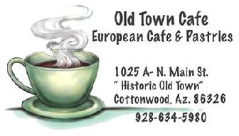 Old Town Cafe breakfast lunch from the Cottonwood Hotel