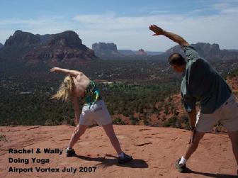 yoga on the Sedona Airport Vortex